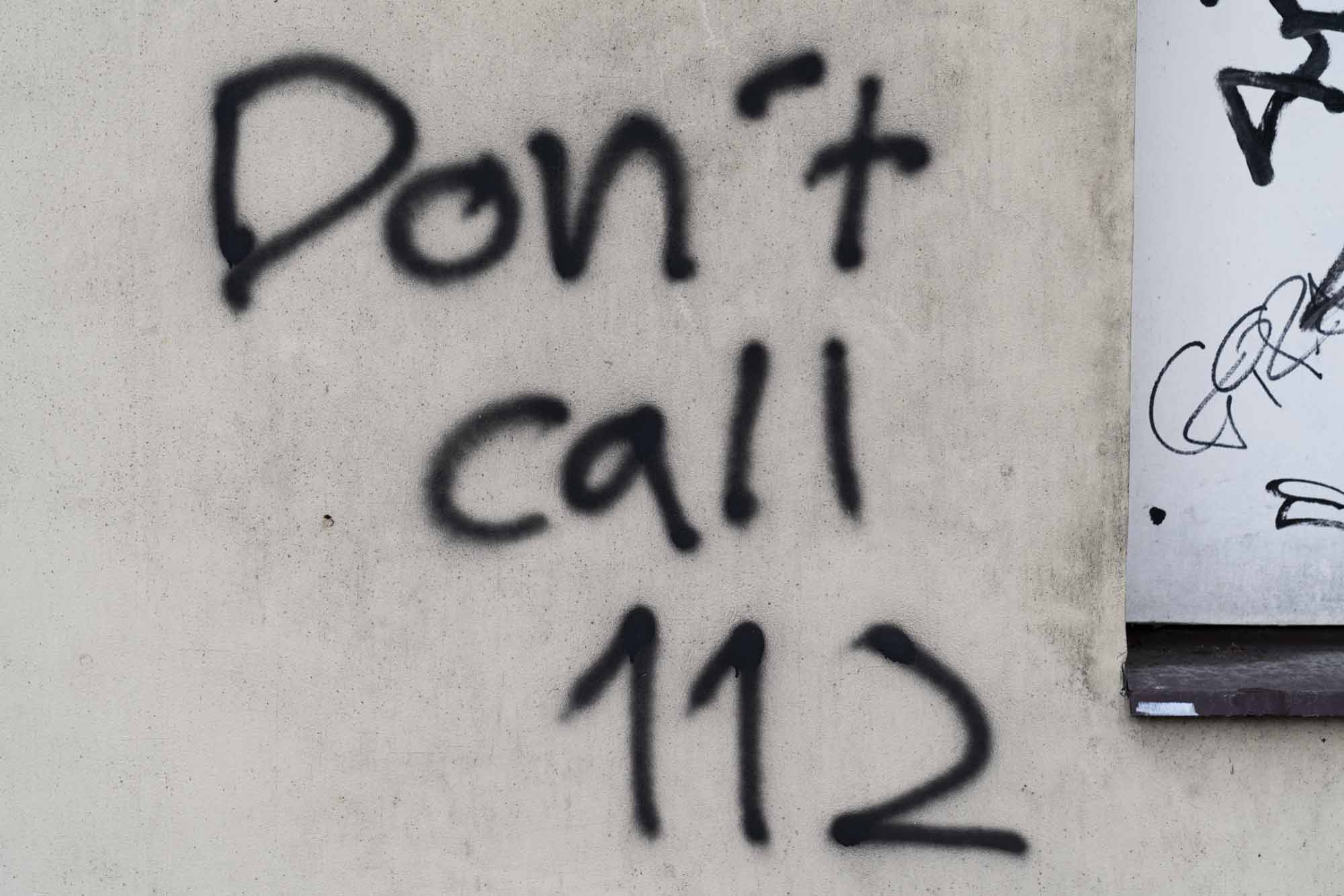 DON'T CALL • marškinėliai - NU IR KAS