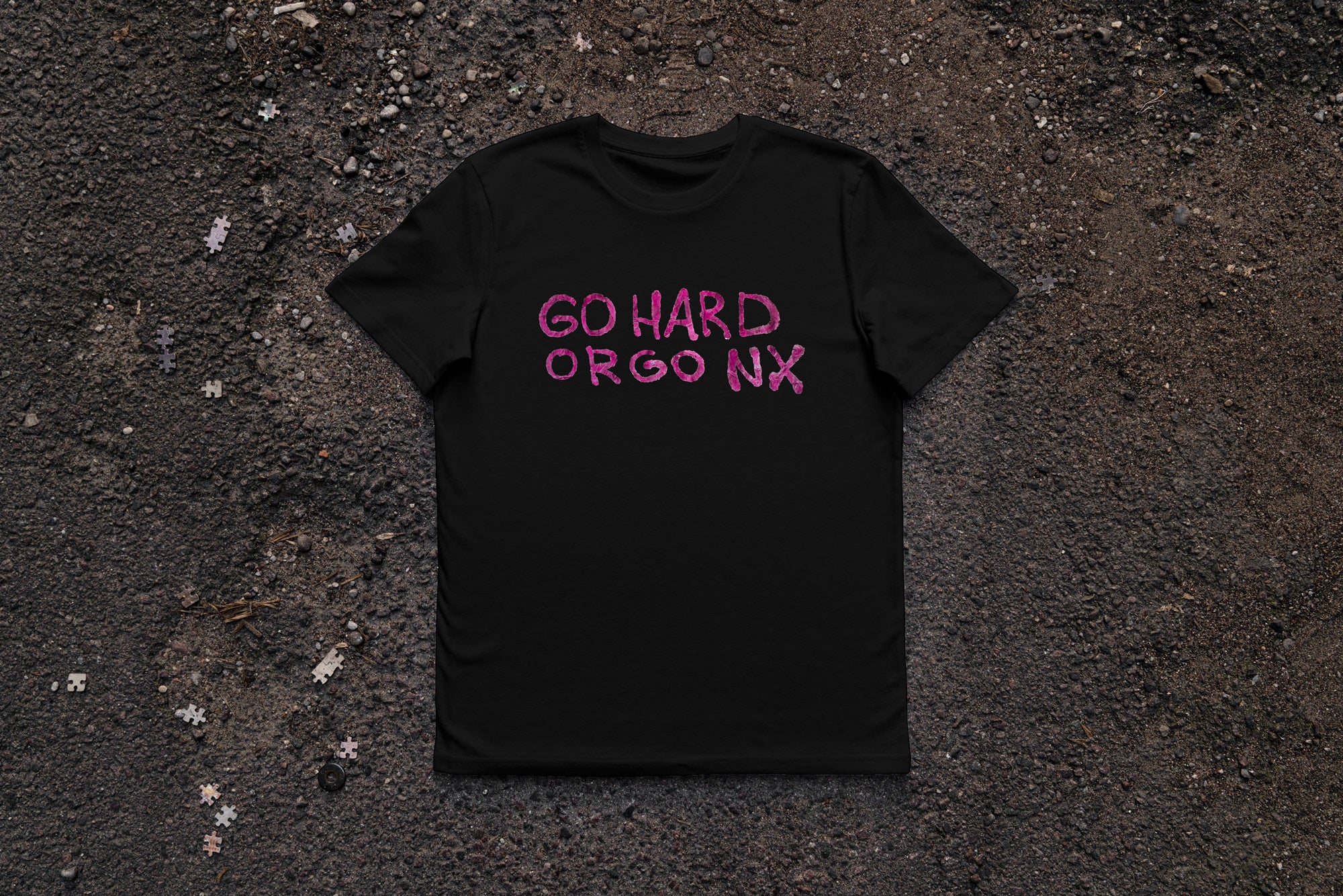 GO HARD • marškinėliai