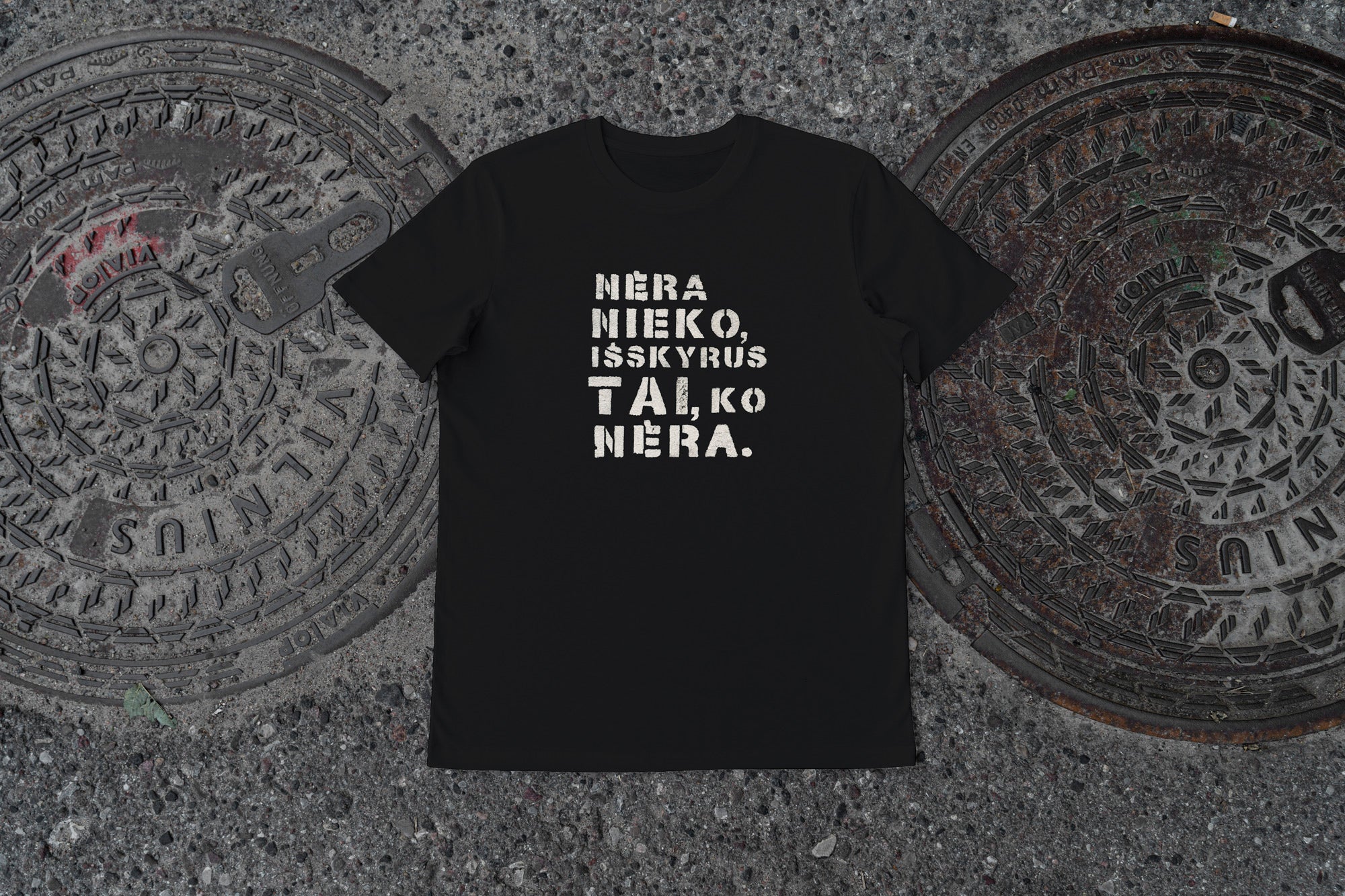 Nieko nėra • marškinėliai